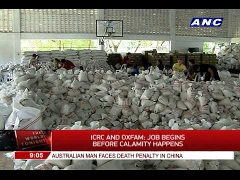 What aid groups do before disasters