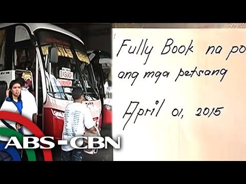 Ilang bus companies, fully booked na para sa Semana Santa