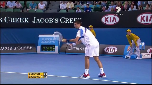 Australian Open 2011 QF Novak Djokovic vs Tomas Berdych highlights