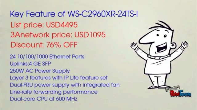 Lowest Price WS-C2960XR-24TS-I: 76% OFF