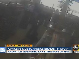 Phoenix officer’s side to “police brutality”