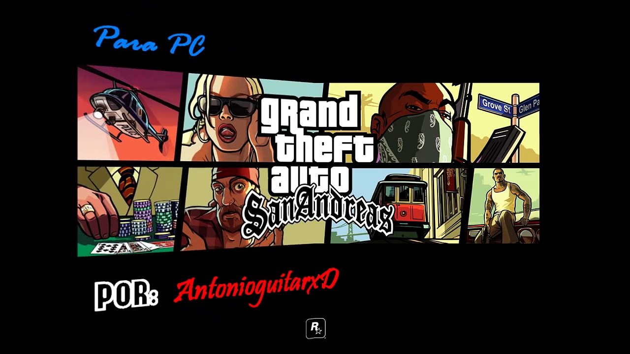 Como descargar e instalar GTA San Andreas (RIP) en español, un link, full por AntonioguitarxD