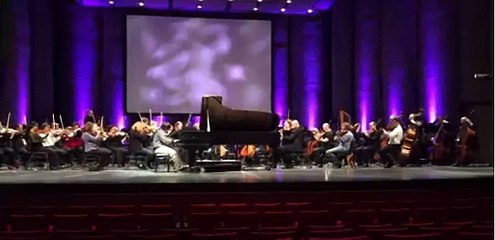 Nobuyuki Tsujii rehearses "Emperor" in Winnipeg, Canada