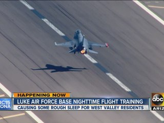 Luke AFB night time flight training