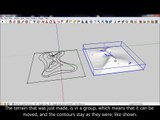 Sketchup 8 - Sandbox Tools - Building Terrain from Contours