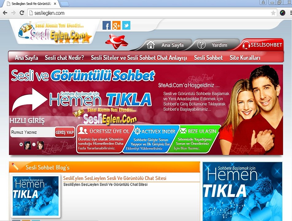 Sesli Eglen Sesli Sohbet Sesli Chat Görüntülü Sohbet Seslieglen