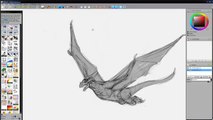 Dragon - Digital Painting Process