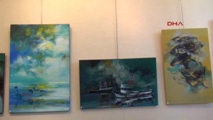 Trabzonlu Ressam Paris?te Sergi Açtı
