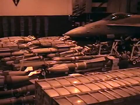 NAVY USS CONSTELLATION green light to bomb Iraq. BOMBS