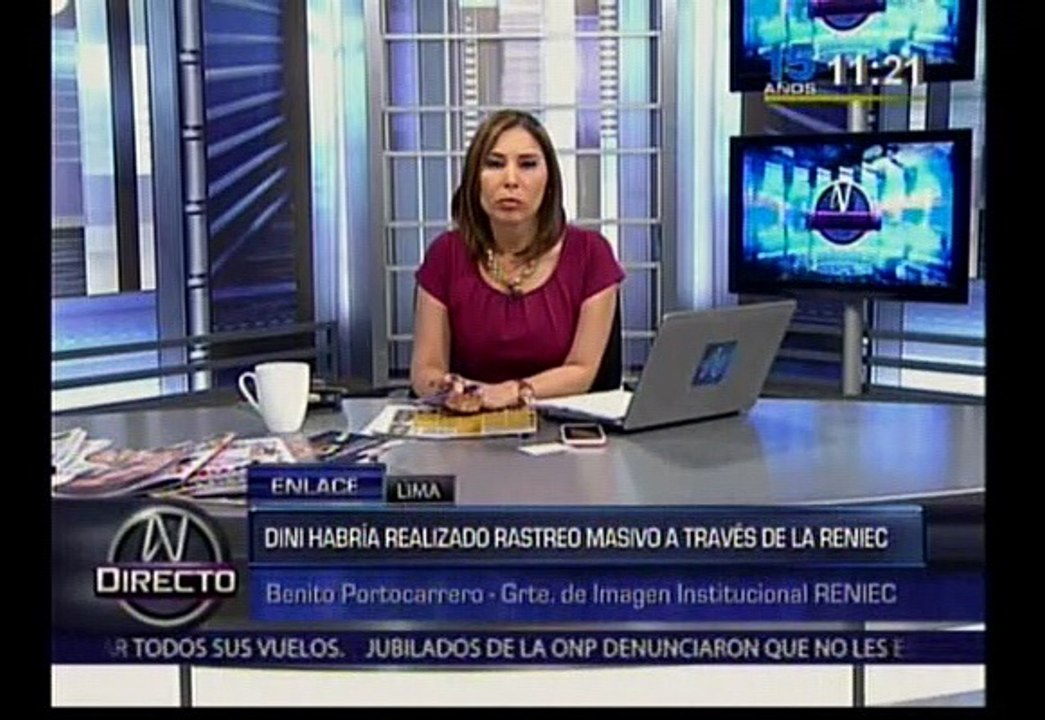 Reniec niega que DINI haya hecho rastreos con información suya
