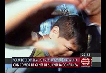 ‘Cara de dedo’ no ingiere alimentos por temor a ser envenenado