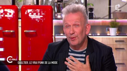 Jean-Paul Gaultier sur sa première d'atelier - C à vous - 07/05/2015