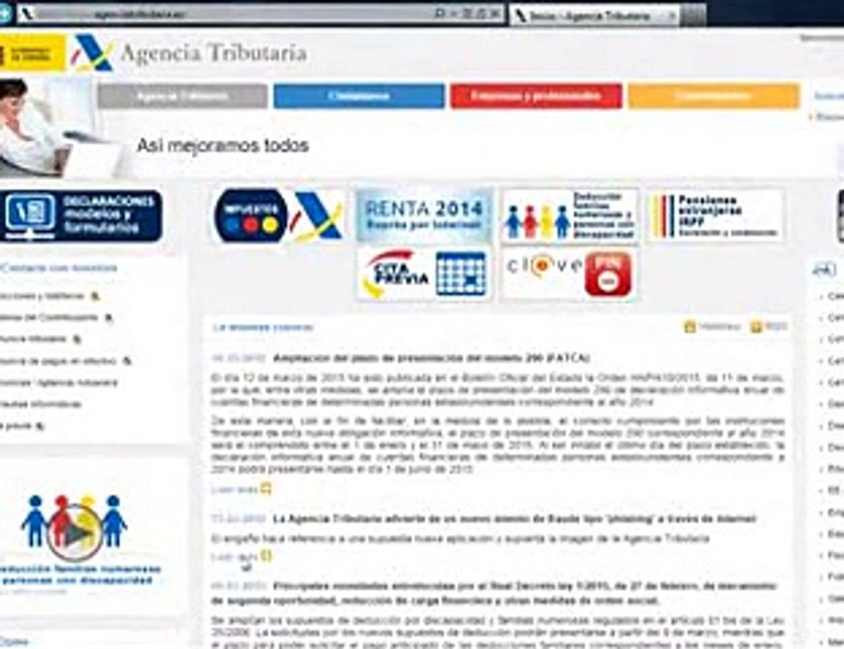 Renta 2014 - Programa PADRE Descarga e instalación en Windows