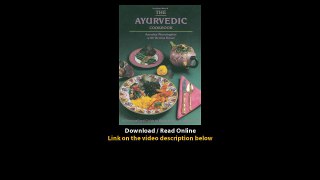 Download The Ayurvedic Cookbook By Vasant LadMAScAmadea MorningstarUrmila Desai