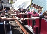 Grand National Wooden Roller Coaster Front Seat POV Blackpool Pleasure Beach