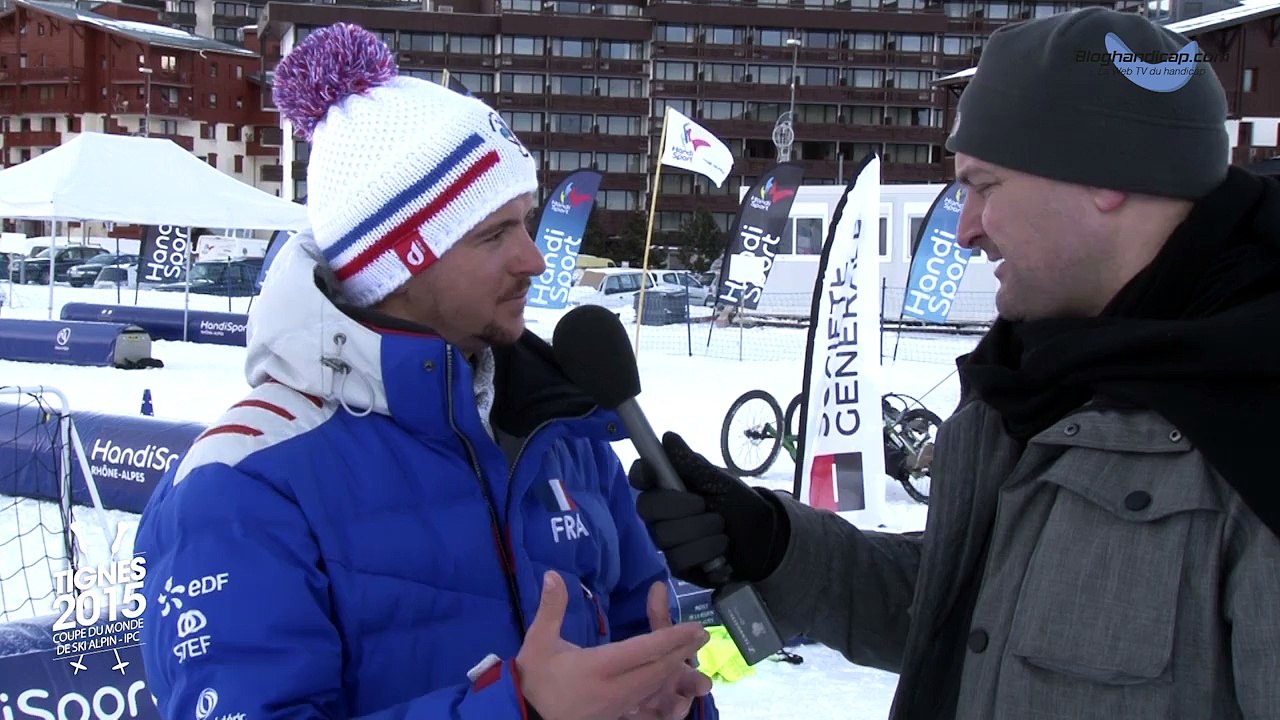 Coupe du monde de ski IPC - 2ème journée - Interview de Thomas Luxcey
