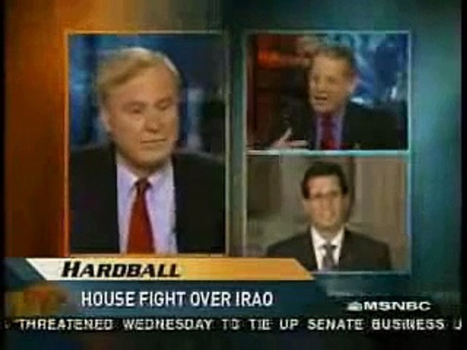 Chris Matthews grilling Rep. Eric Cantor (R-VA)