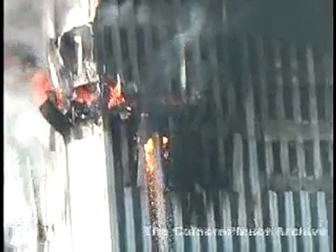 9/11 Archive Footage-South Tower collapsing