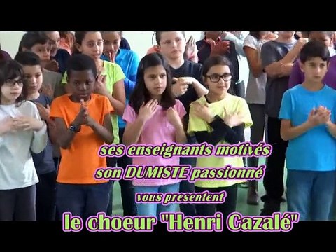 ÉCOLE EN CHOEUR- Académie de Toulouse- École Henri Cazalé- PAMIERS