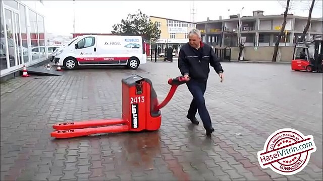 2. El LINDE Akülü Transpalet 2008 model T18-360 F1.2413 Tanıtım Videosu
