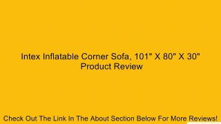 Intex Inflatable Corner Sofa, 101
