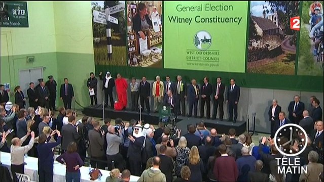 Législatives en Grande-Bretagne : David Cameron largement en tête