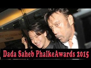 Jacky & Tiger @ Dadasaheb Phalke Film Foundation awards 2015