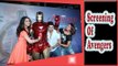 Screening Hollywood Movie Avengers Age Of Ultron With Sonakshi, Varun, Shardha Kapoor