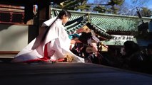 Japan Shinto Miko 巫女 Blessing Ceremony on New Year's Day