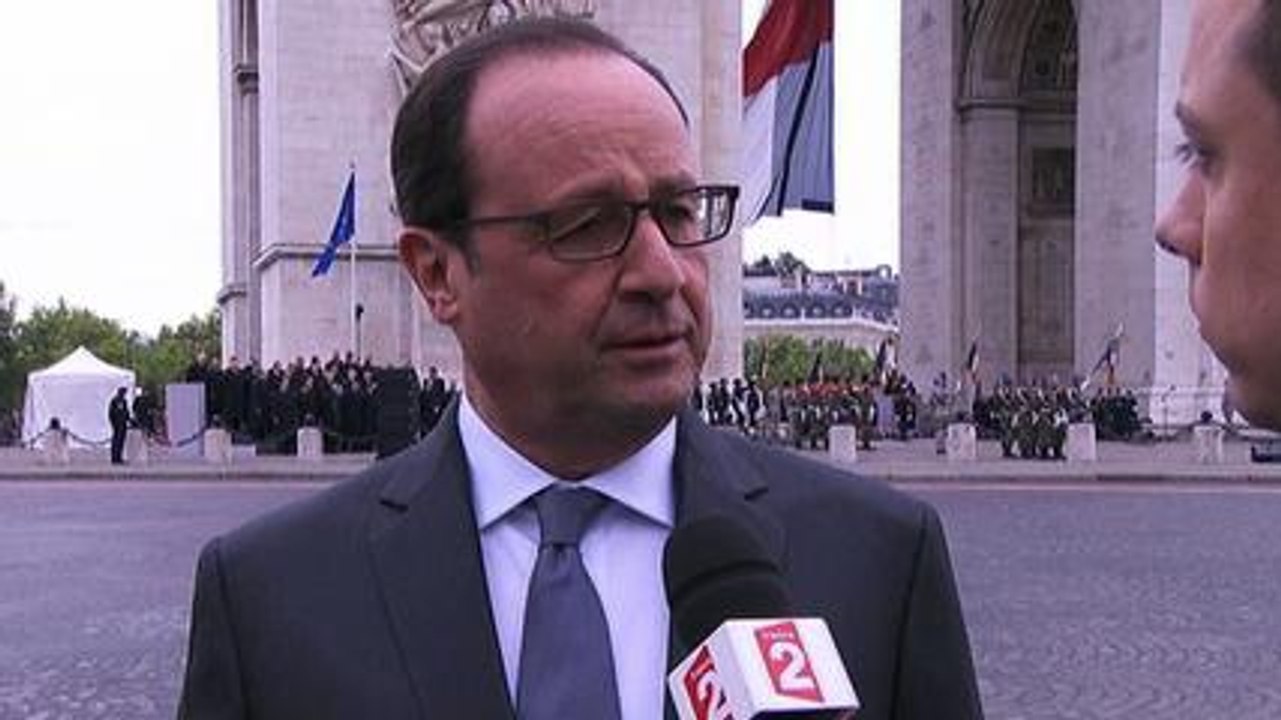 Interview lors de la Cérémonie du 70ème anniversaire de la Victoire du 8 mai 1945