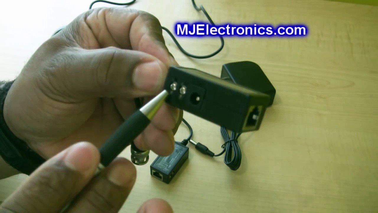 How To Connect Cat5 Cable To CCTV Security Camera Using A Balun video
