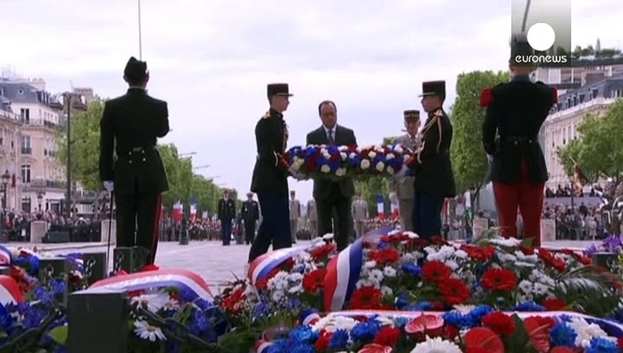Kriegsende vor 70 Jahren: Gedenkfeier in Paris