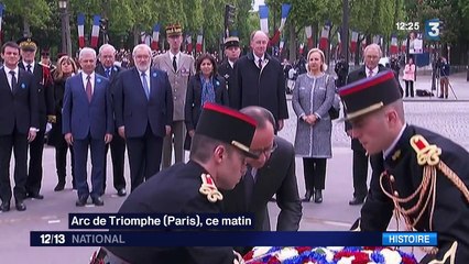 François Hollande préside les commémorations du 8 mai