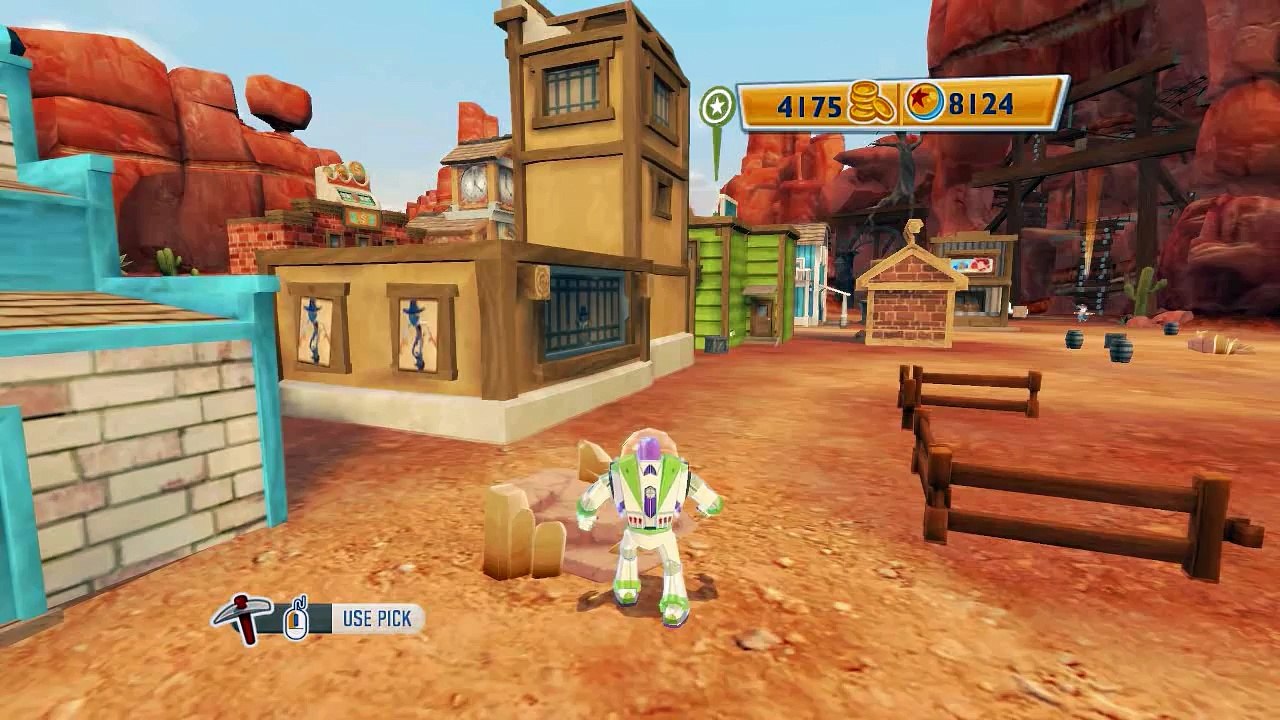 Toy Story 3:The Video Game - Woody's Roundup PC Gameplay