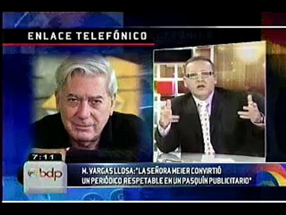 BUENOS DIAS PERU 06-06-2011 BETO ORTIZ Y MARIO VARGAS LLOSA