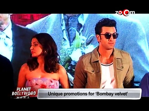 Ranbir Kapoor, Anushka Sharma and other stars promote Movie 'Bombay Velvet' in a unique way in Goa - Bollywood News