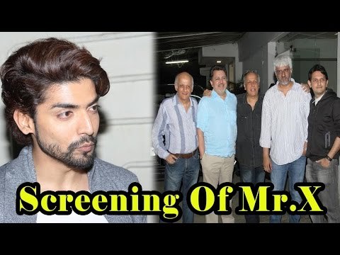 Gurmeet Choudhary, Mahesh Bhatt, Vikram Bhatt @ Mr. X Screening