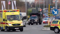 Obama's escort Waregem - Wevelgem (Motorcade + helicopters)