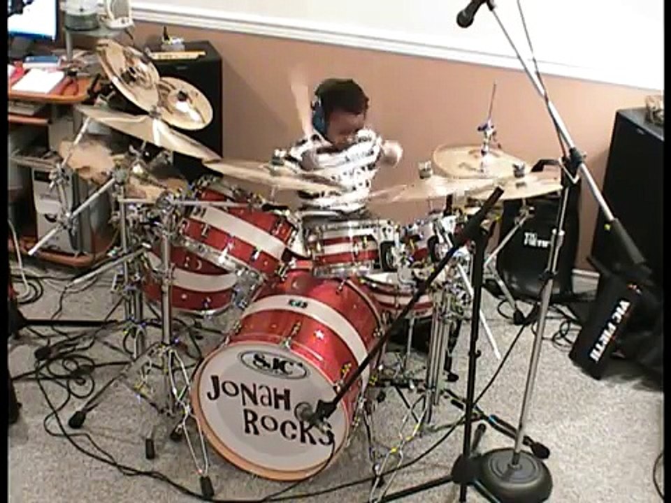 System of a Down-Toxicity, Drum Cover, 5 Year Old Drummer, Jonah Rocks