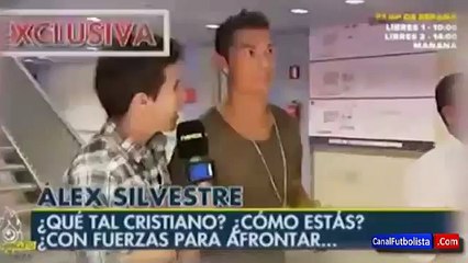 Real Madrid: Cristiano Ronaldo y su divertida reacción con un periodista (VIDEO)