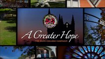 A Greater Hope: the Hope College Campaign