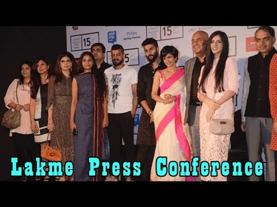 Press Conference  Lakme Fashion Week