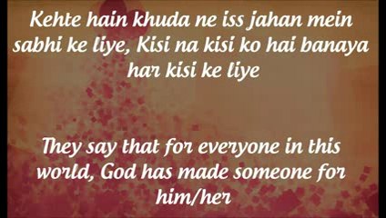 "Raabta" Lyrics & English Translation- "Agent Vinod" (2012)