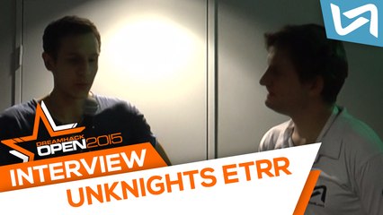 Dreamhack Tours 2015 : Interview de eTRR  des unKnights