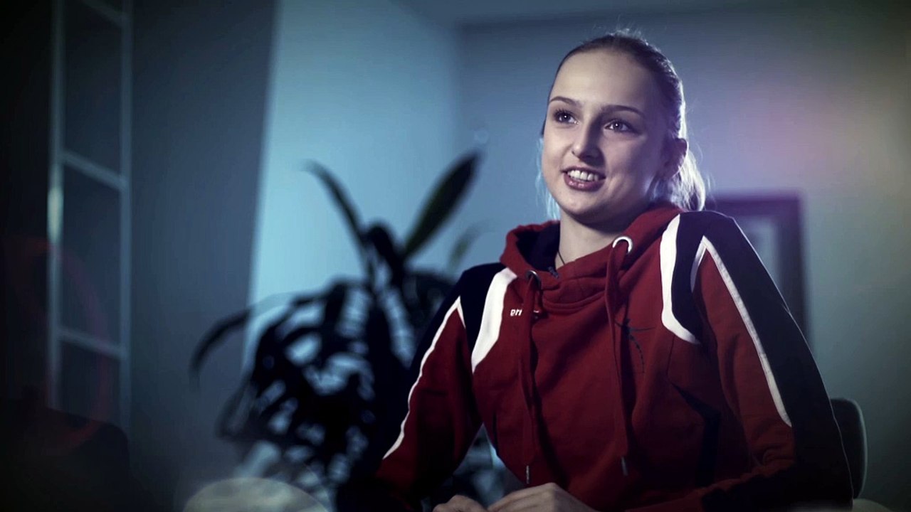 Gymnastin durunda: stolz und erfolgshungrig