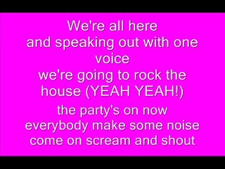 High School Musical-We're all in this together lyrics