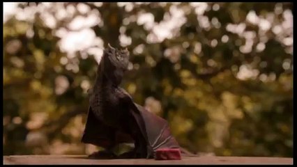 Game Of Thrones - Little dragon Drogon's first fire breath