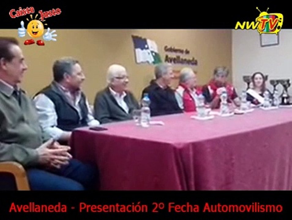 CAISTE JUSTO - 0056 - (08-05-2015) CONFERENCIA LANZAMIENTO GRAN PREMIO CIUDAD AVELLANEDA