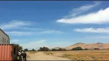 Spektakuläre UFO Sichtung in Chile Untertasse bei Flug show gefilmt Derige Beweis endgült?