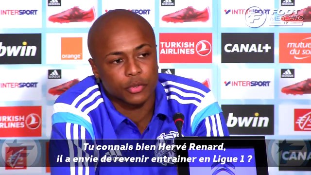 André Ayew sur Hervé Renard
